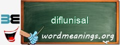 WordMeaning blackboard for diflunisal